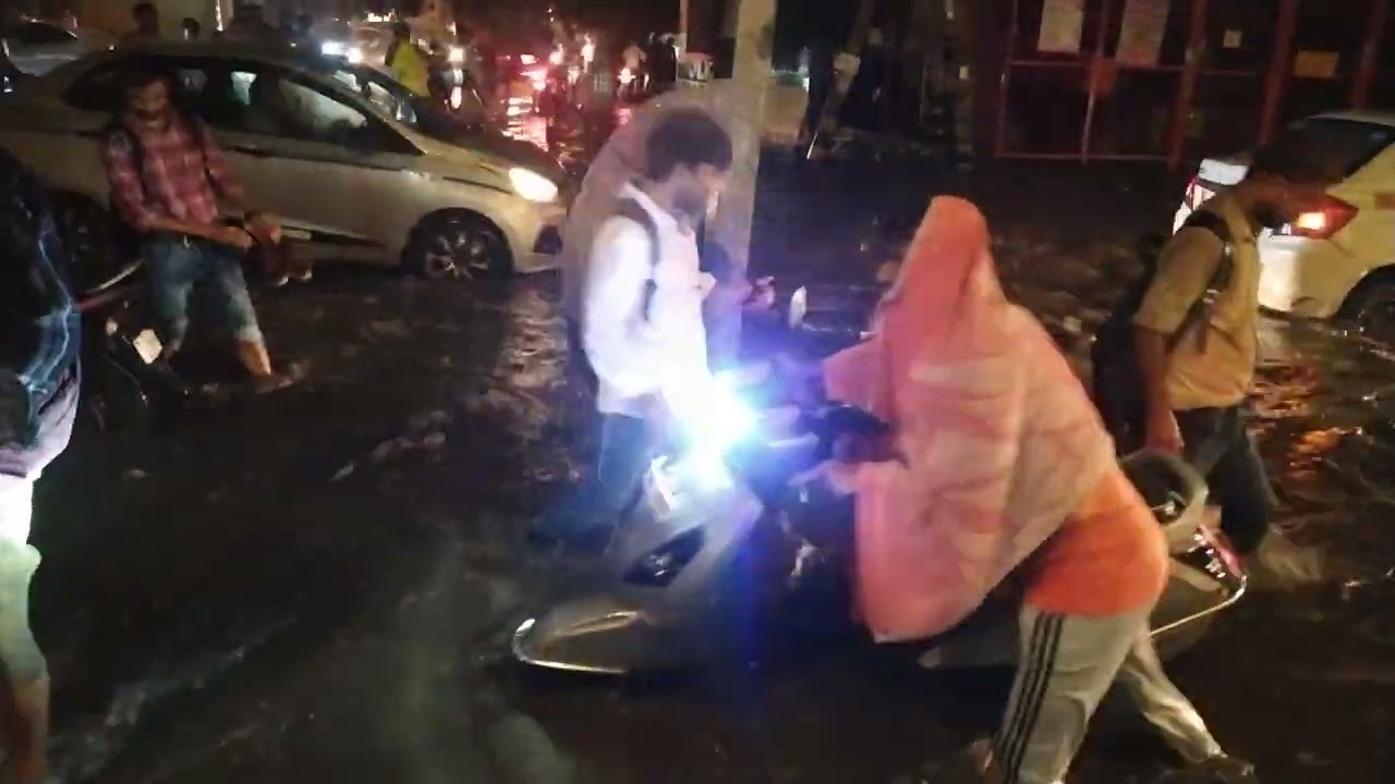 Monsoon Marvel Storm 2023: Heavy Rain Hits Delhi | Nature's Fury Unleashed! 🌧️ |  