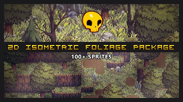 [Unity5 Asset Preview] 2D Isometric Foliage Pack