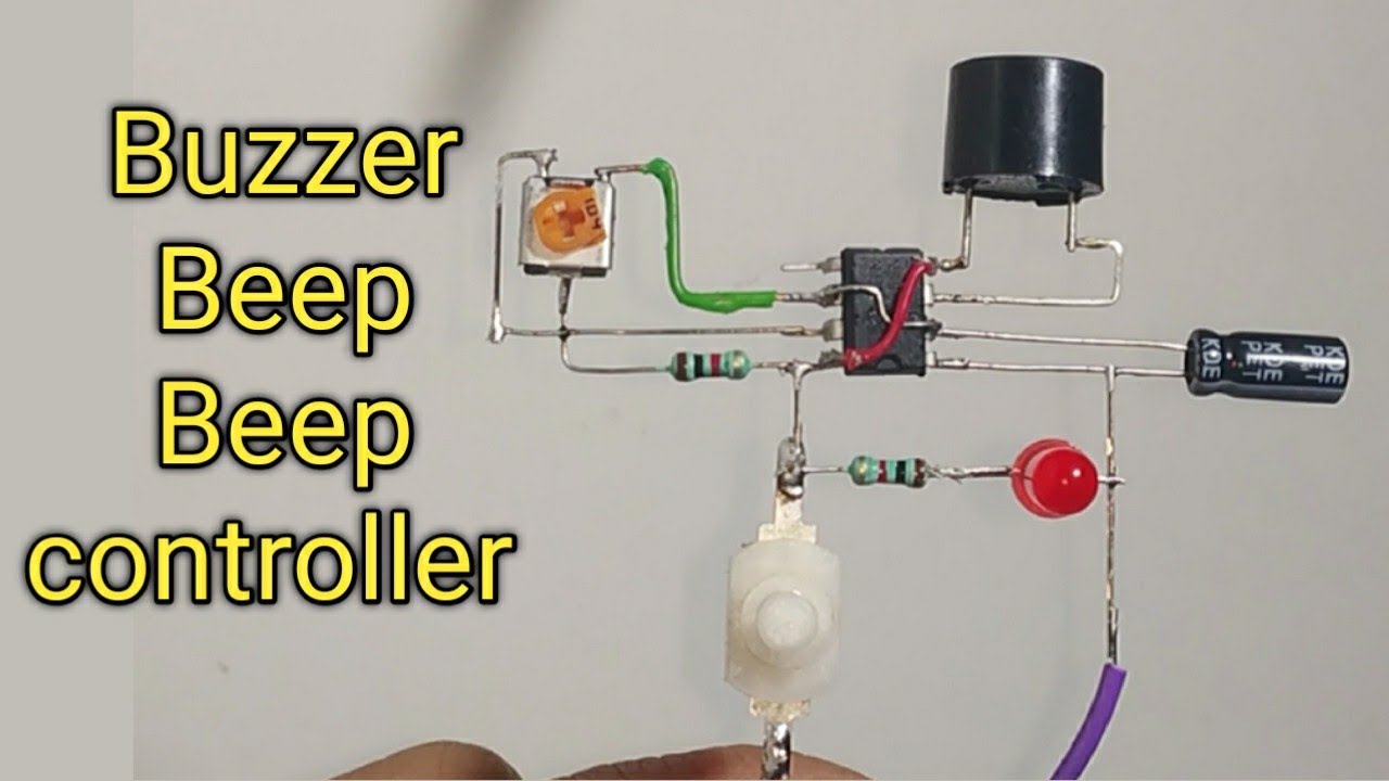 Diy Buzzer Beep Beep Sound Controller Using 555Ic @crazymrare - YouTube