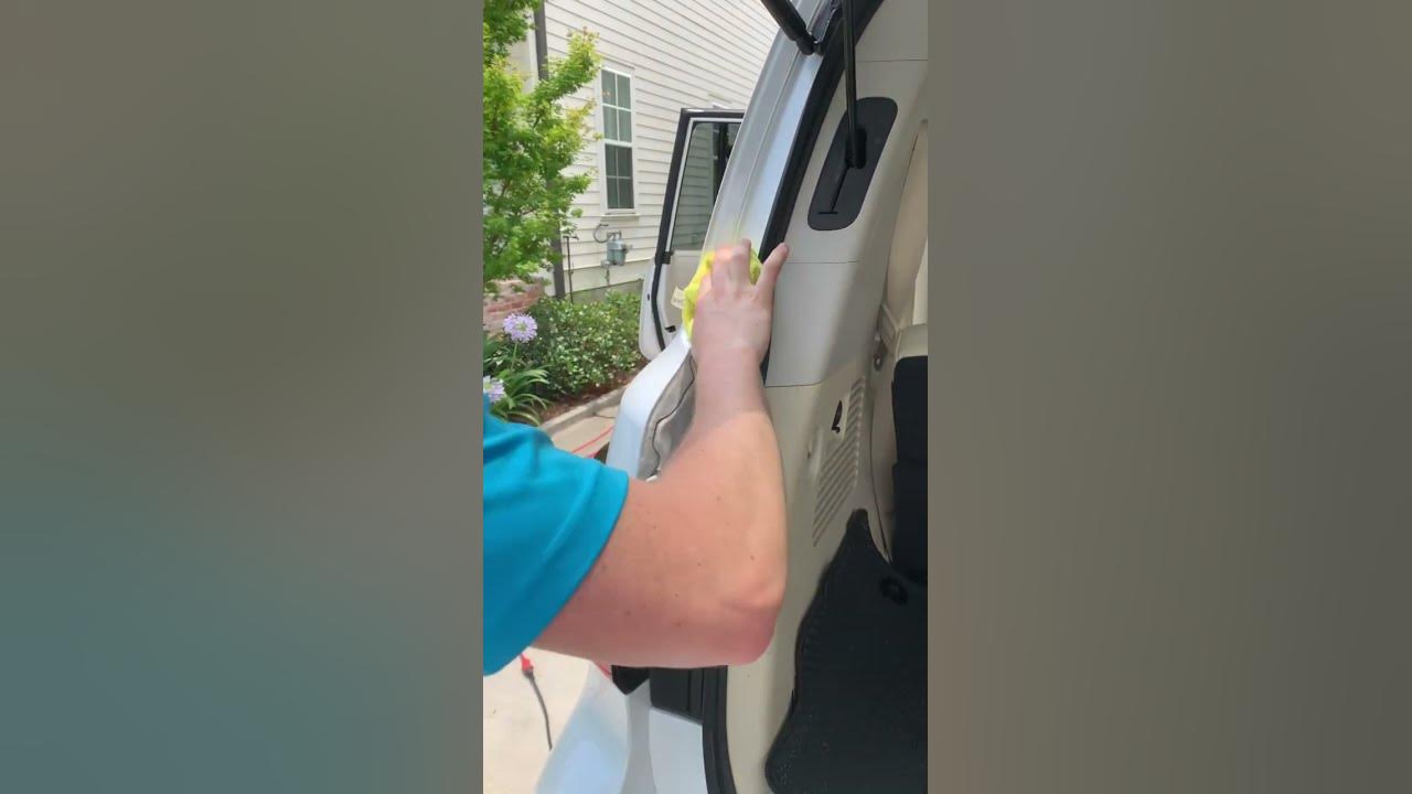 Cleaning Dirty Trunk Jambs YouTube