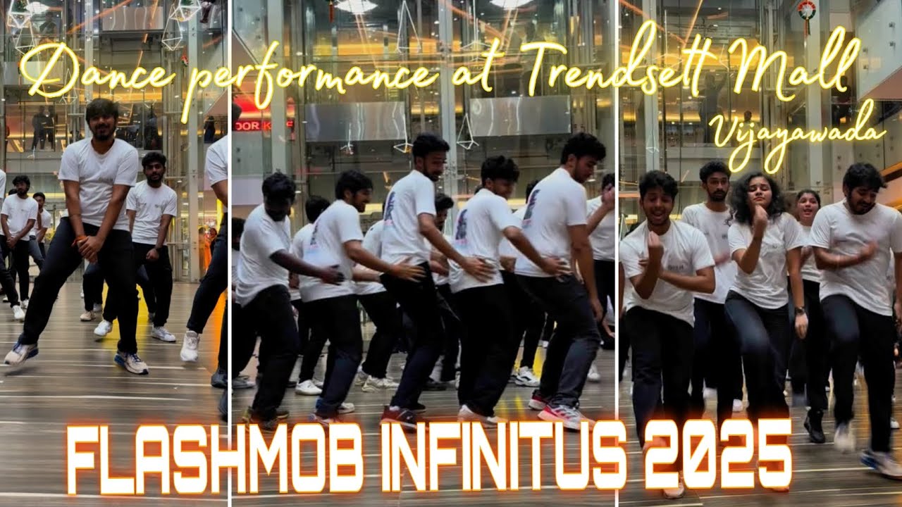 SRM Flashmob at Trendset Mall Vijayawada.Infinitus 2025 Dance Performance.Where Energy Meets Passion