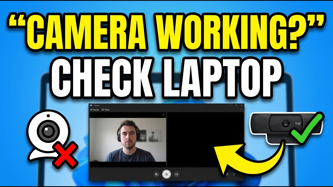 Check Pc Camera How to Check Laptop Camera is Working or Not - YouTube
