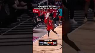Dunk Contest in Rising Star is nuts 🥀🥀 #shorts
