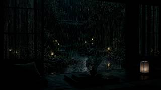 Rain Sounds in a Peaceful Flower Garden 🌧 (No Ads) | Cozy Bedroom Ambience for Deep Sleep