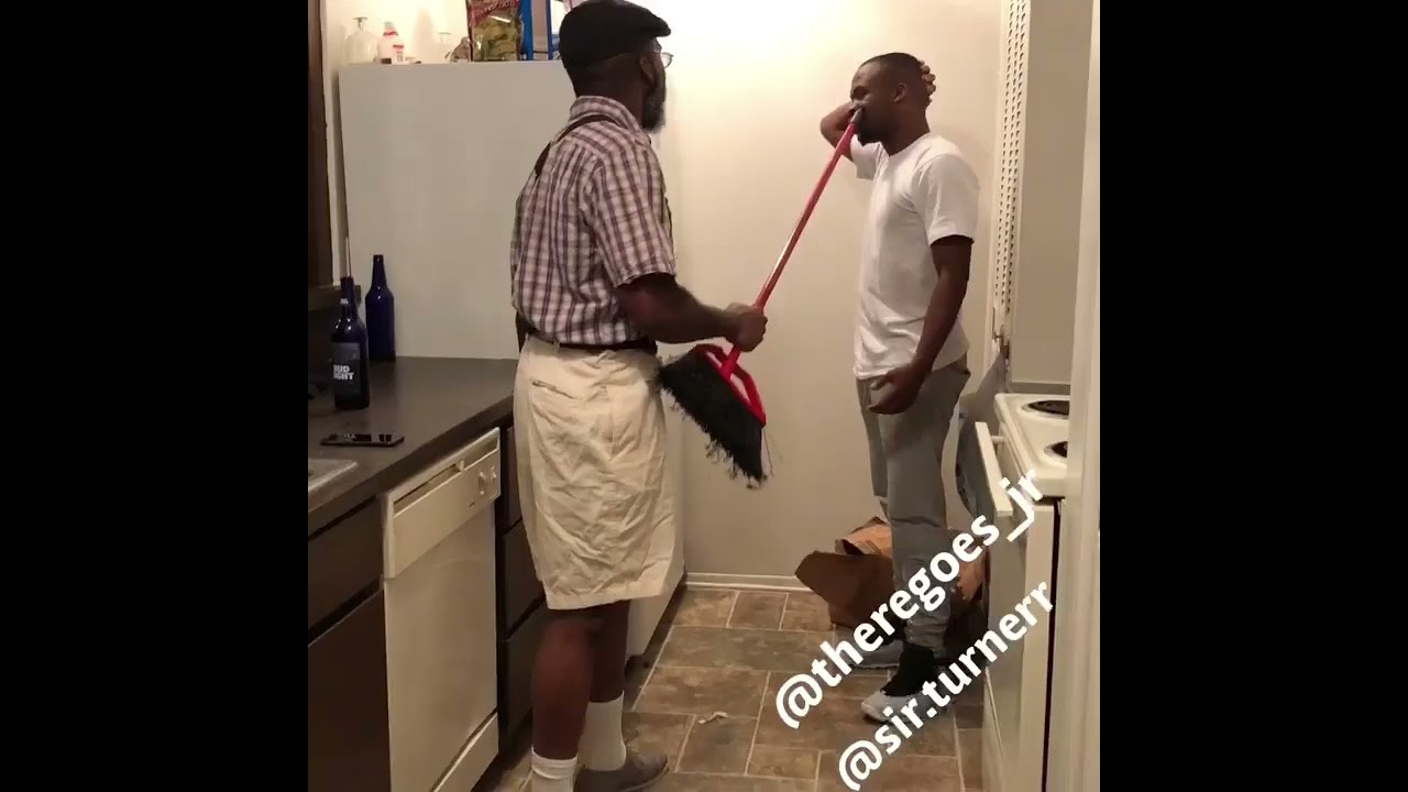 I’ll bend this broom stick over your a**. (The turners video)