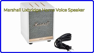 REVIEW (2026): Marshall Uxbridge Home Voice Speaker. ESSENTIAL