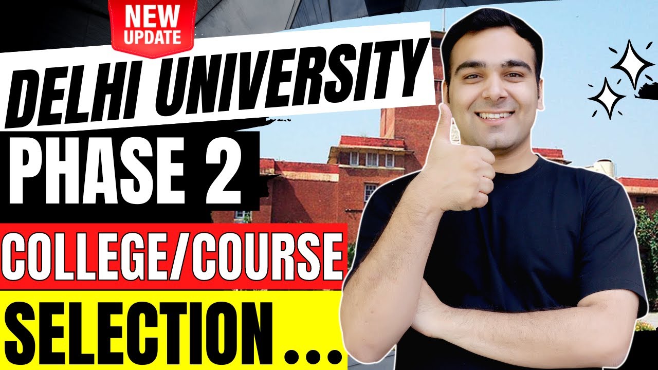 Delhi University Counseling🔥 Phase 2 Strategy | 4 Rounds of Counseling