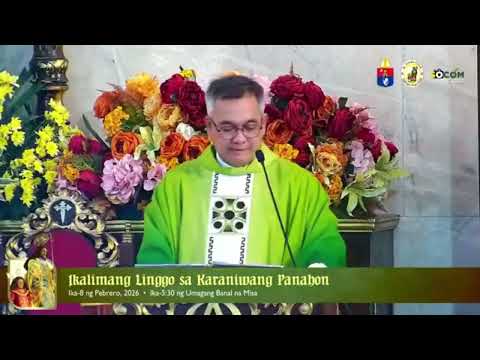 Banal na misa, Ika Limang Linggo ng karaniwang Panahon, February 8, 2026