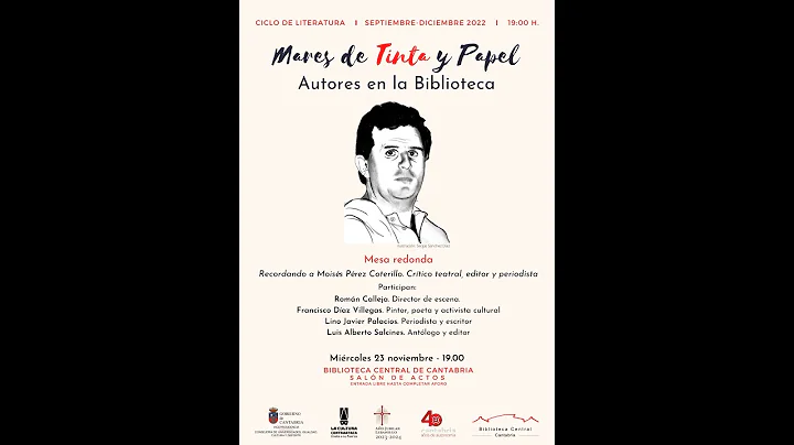 Ciclo literario "Mares de Tinta y Papel" : Recordando a Moiss Prez Coterillo.