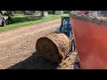 Mixing feed for our dairy cows!