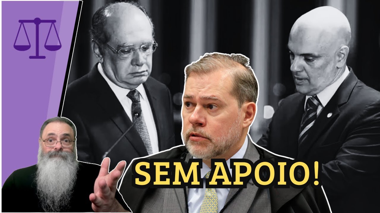 ISOLADO NO STF: Sem apoio de Moraes e Gilmar, Toffoli tenta controlar a perícia sozinho
