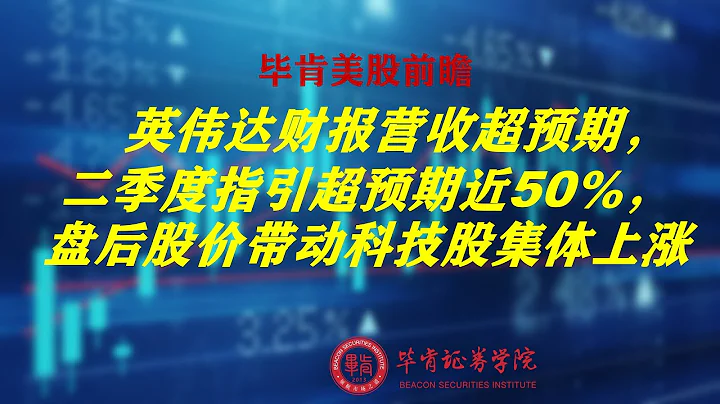 英偉達財報營收超預期，二季度指引超預期近50%，盤後股價帶動科技股集體上漲。附財報分析【畢肯每日盤後視點】0524 - 天天要聞