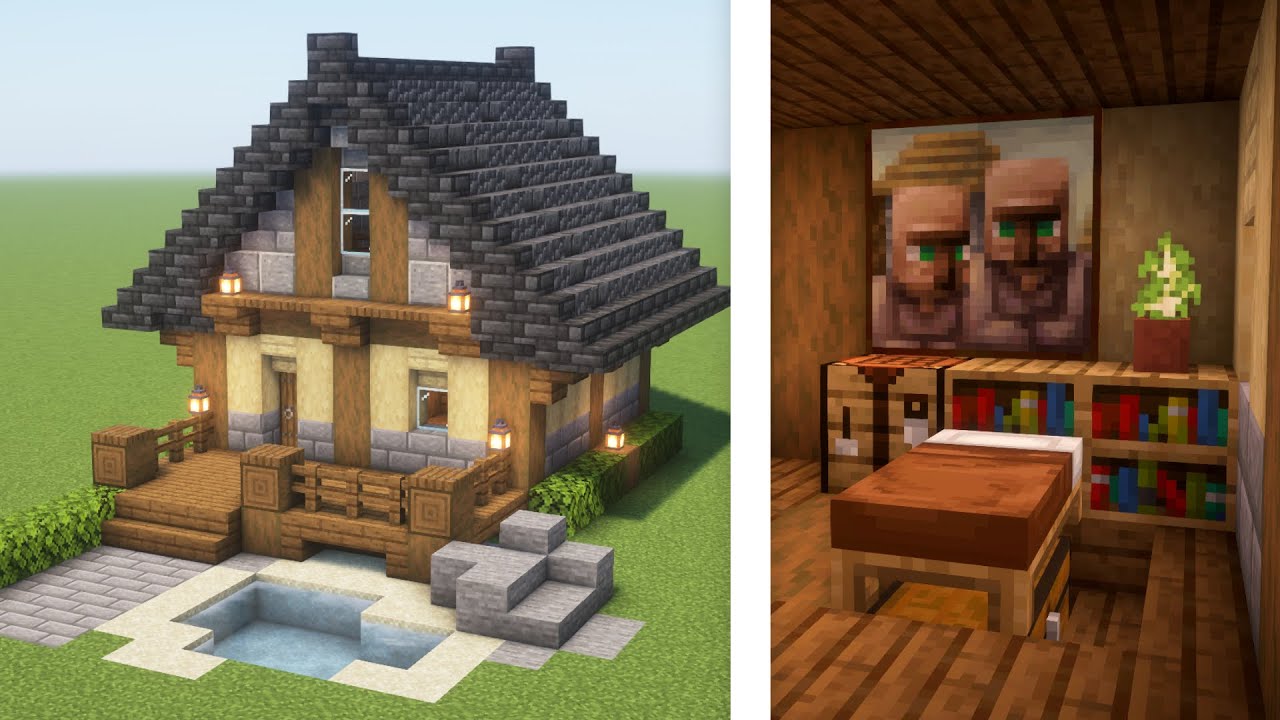 Minecraft - How To Build A House | Easy Tutorial - YouTube