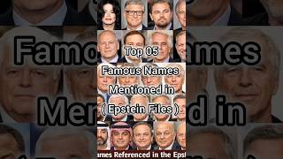 Top 5 Famous names Mentioned in Epstein Files #epsteinfiles #modi #trump #shorts