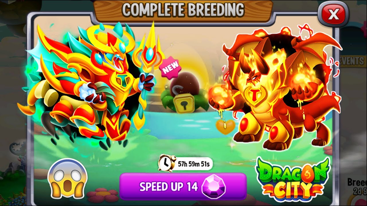 Dragon City: High Corrupted Time Skin vs Corrupted Flame Dragon [EXCLUSIVE BREEDING] 😱