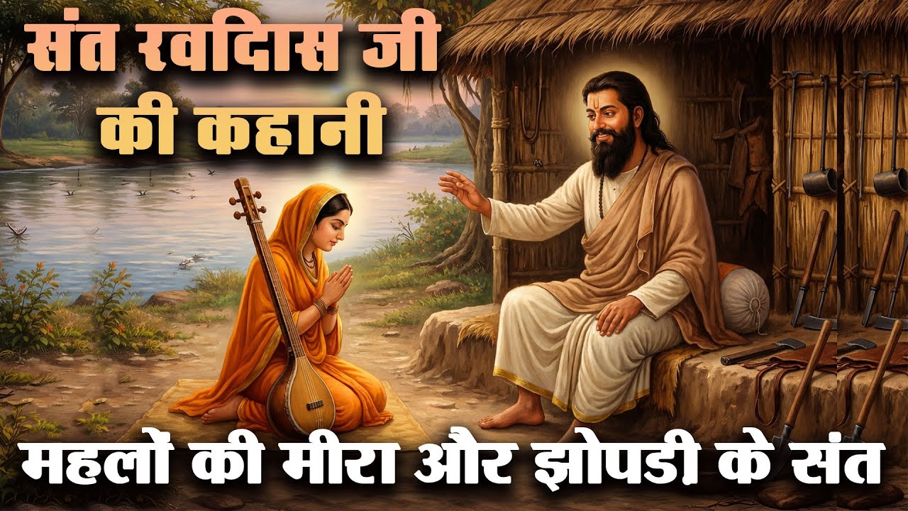 महलों की मीरा और झोपड़ी के संत रविदास जी | सच्ची भक्ति और समता की अद्भुत कथा 🙏✨