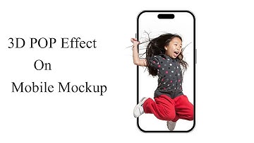 Make Realistic 3D POP Effect On Mobile Mockup Screen Using Photoshop 7.0 / 2025 #photoshop #photo