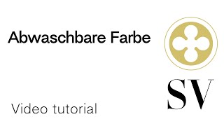 Abwaschbare Farbe By Stucco Veneziano Shop Video Tutorial 2025