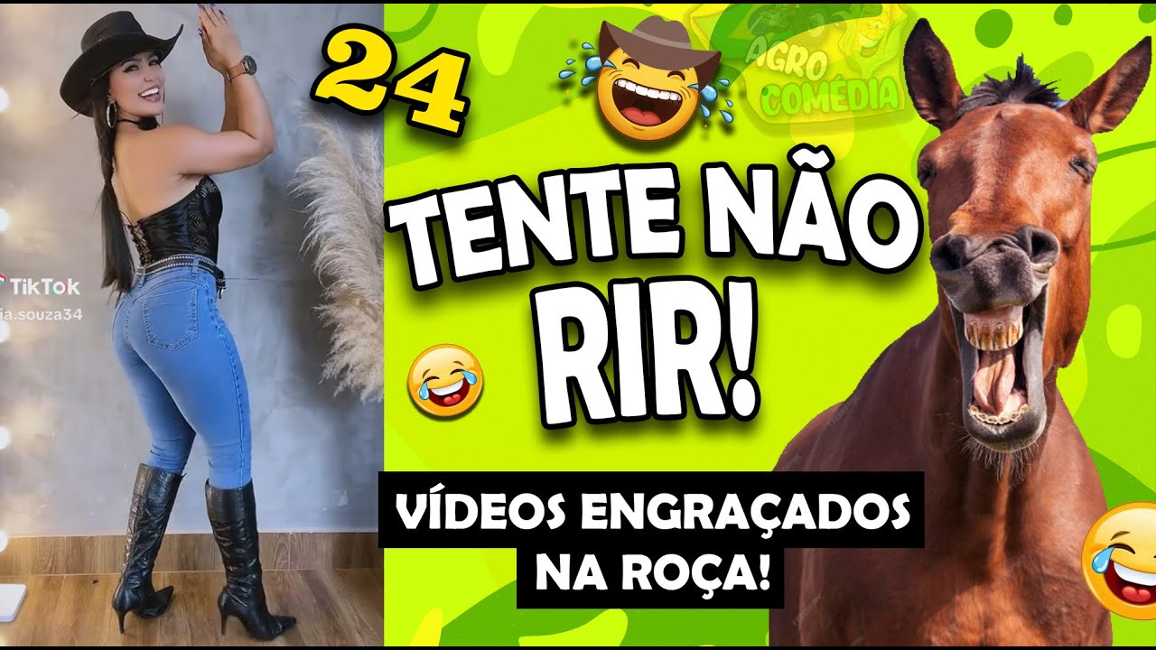 TENTE NÃO RIR: MELHORES VÍDEOS ENGRAÇADOS NA ROÇA - 24🤣 #videosengracados  #tentenaorir #viral