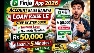 Finja App || Finja Loan App Ka Account Kaise Banaye | Finja App Se Loan Kaise Le 2026 Full Guide  screenshot 1