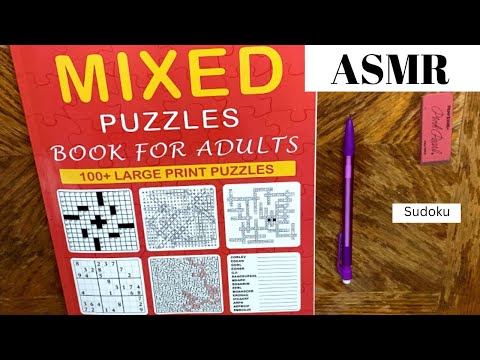 ASMR ~ My First Time Playing Sudoku *BIG FAIL*