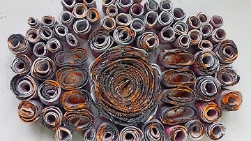 🧡Oddly satisfying soap curls crushing video /Satisfying ASMR/Relaxing sounds/no talking