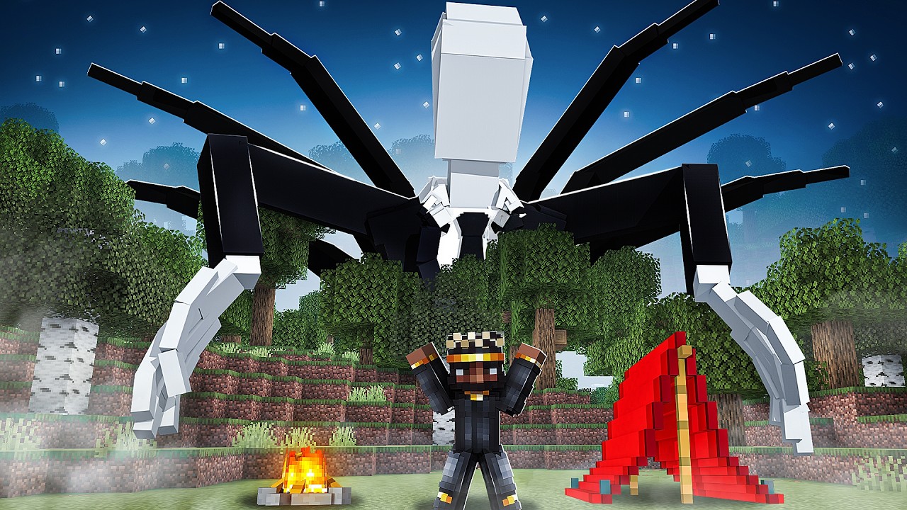 Do NOT Go CAMPING in Minecraft at Night...