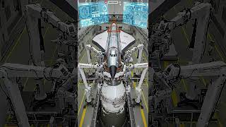 Next-gen space shuttle assembly! The future #shorts #spacecraft #aerospace #viralshorts #futuretech