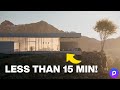 How to Create a REALISTIC Exterior Render in 15 minutes - D5 Render Tutorial