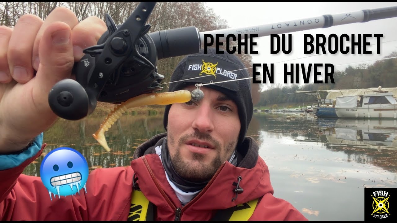 Peche du brochet en plein Hiver // float tube // Lac d'Hourtin // YouTube