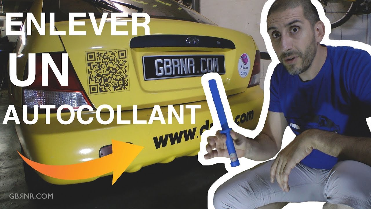 Enlever des Autocollants et Stickers 🌀 sur une voiture (presque sans  fails) - YouTube