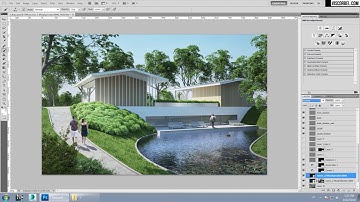 render elements depth -- Vray Post Production