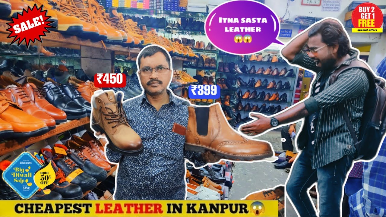 Diwali Special 🤑🔥 Best Quality Leather Men's Shoes Kanpur Leather
