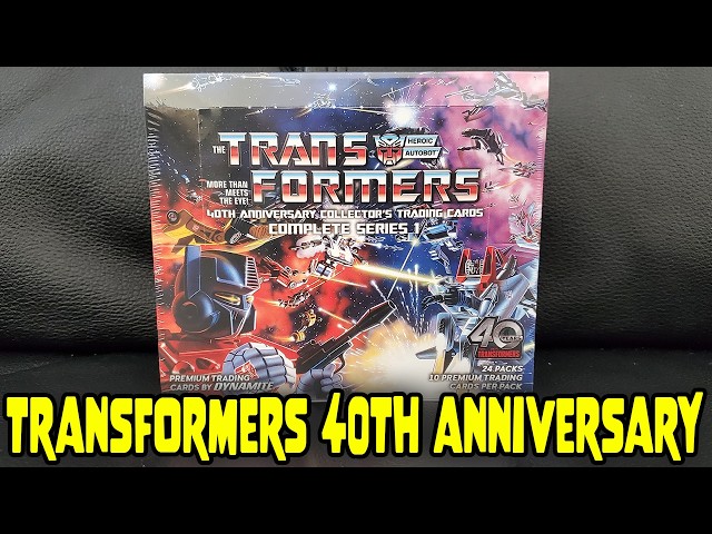 Transformers 40th Anniversary Series 1 Hobby Box Unboxing - YouTube