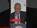 RFK Jr. Calls On Congress To Strengthen FDA Food Oversight