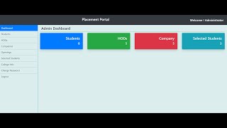 College Placement System in React and Spring boot