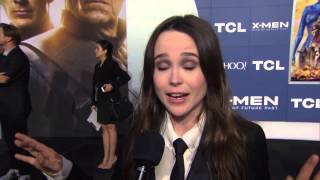 "X-Men: Days of Future Past" NY Premiere Interview with Ellen Page