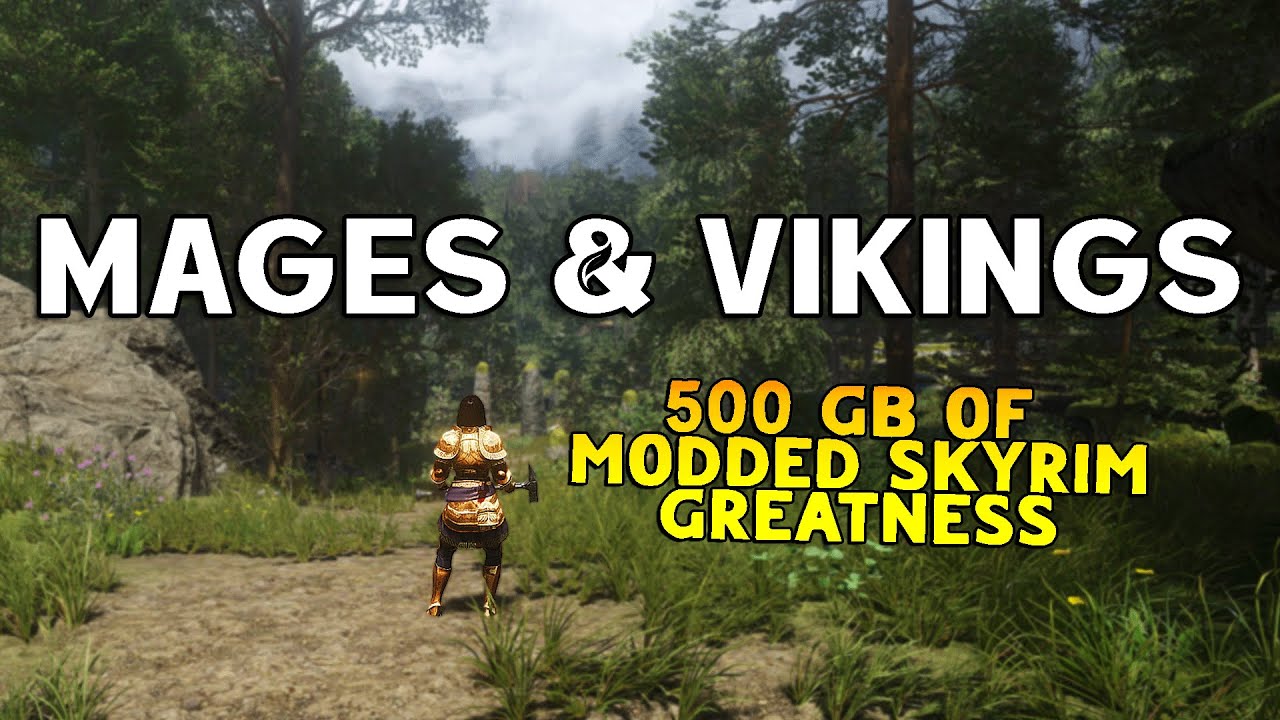 NEXT LEVEL SKYRIM | Mages and Vikings - Skyrim Modlist Showcase