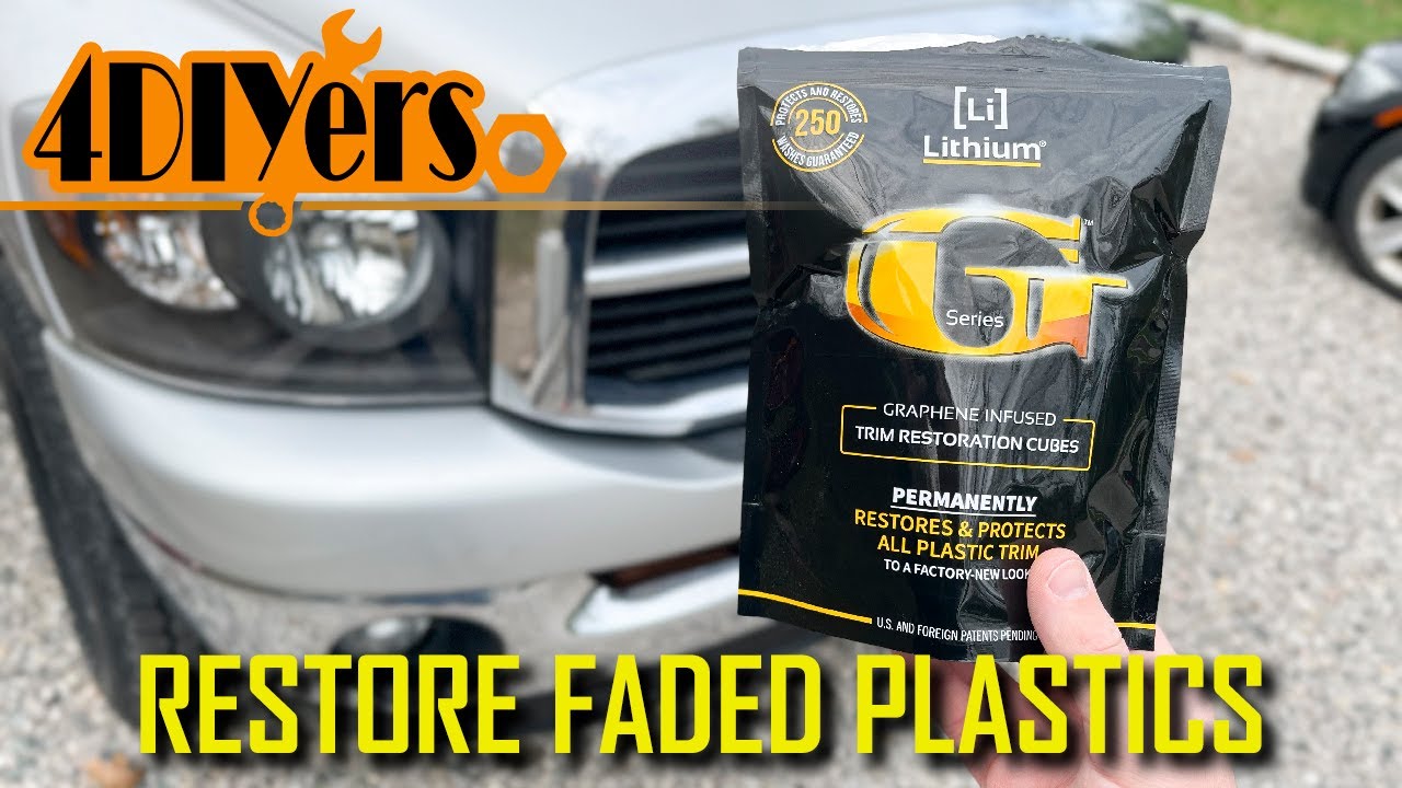 How to Restore Faded Plastic Trim on Your Car Using Lithium YouTube