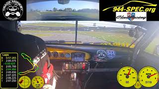 944Spec - PCA Club Racing - Pitt Race Fast Lap - 2:04.575