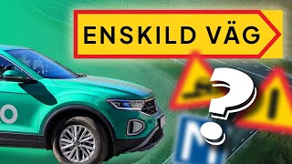 Landsväg Som Saknar Skyltar? Enskild Väg