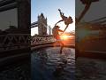 One beautiful sunset in London 🌇 #towerbridge #londonbridge #sunset #london #shorts #travel