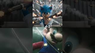 Sonic vs Mario | battle #shorts | after dark