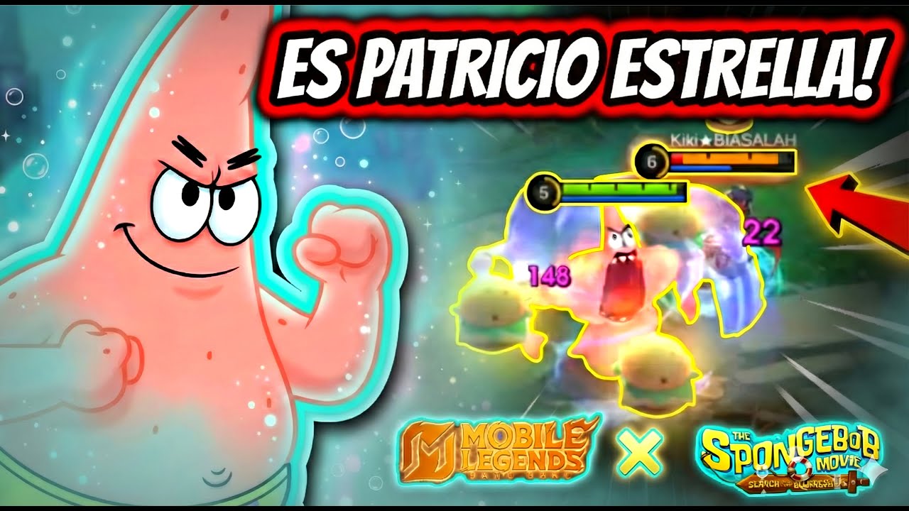¡CARREA CON LA NUEVA SKIN DE PATRICIO ESTRELLA! ¡MOBILE LEGENDS x BOB ESPONJA!