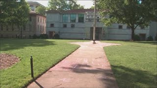 Law enforcement investigating after vandalism on Emory University's campus, president says