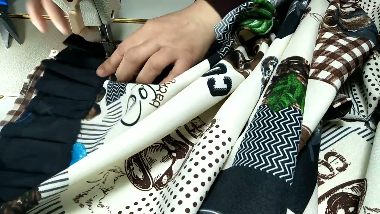 خياطة وتفصيل ستار المطبخ او ريدو وطريقة تركيب لاغوفلات