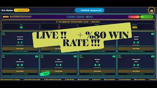 BOOKMAKERS HATE THIS! 🔴 LIVE Football Predictions Today - +80% Win Rate - 24/7 Betting Tips