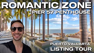 Inside a stunning ocean view penthouse condo in Puerto Vallarta's Romantic Zone, Welcome to Pier 57