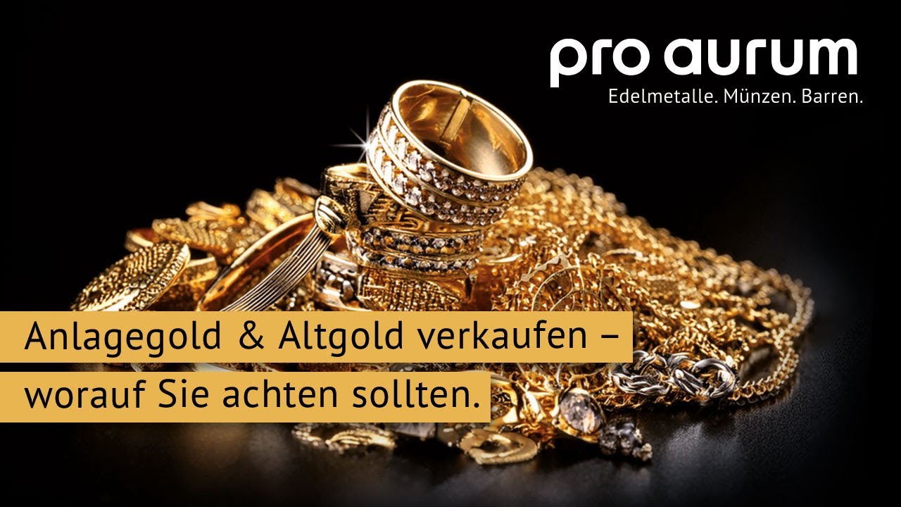 Anlagegold und Altgold verkaufen – worauf Sie achten sollten