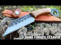 Hand Forged Cleaver Fixed Blade